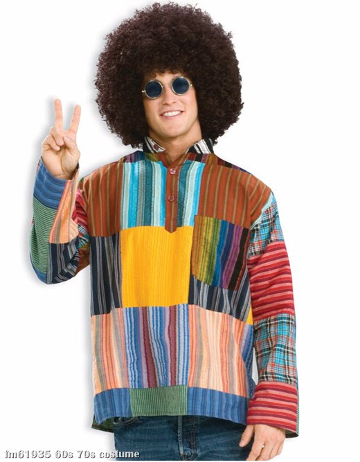 Patchwork Shirt Adult Costume