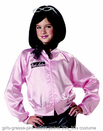 Small Girls Grease Pink Ladies Jacket