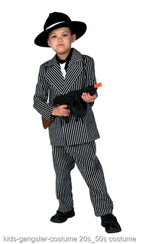 Kids Deluxe Gangster Costume