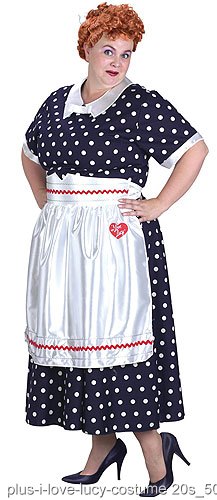 Plus Size I Love Lucy Costume