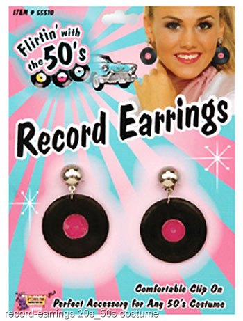 Record Earrings