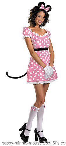 Adult Sassy Minnie Mouse Costume