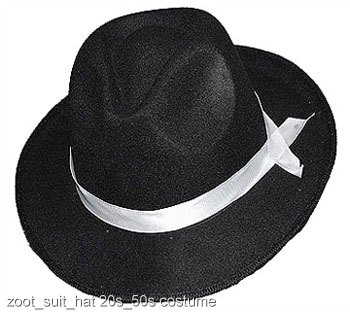 Zoot Suit Gangster Hat