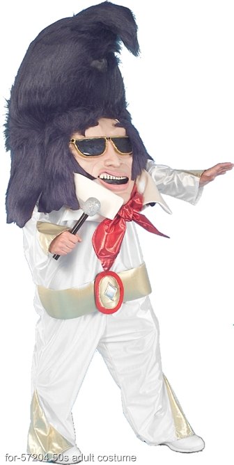 Rock n Rollin Elvis Oversized Parade Costume