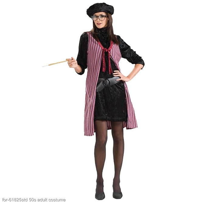 Adult Beatnik Chick Costume