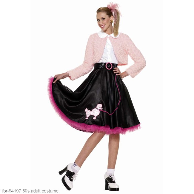 50s Sweetheart Poodle Adult Costume