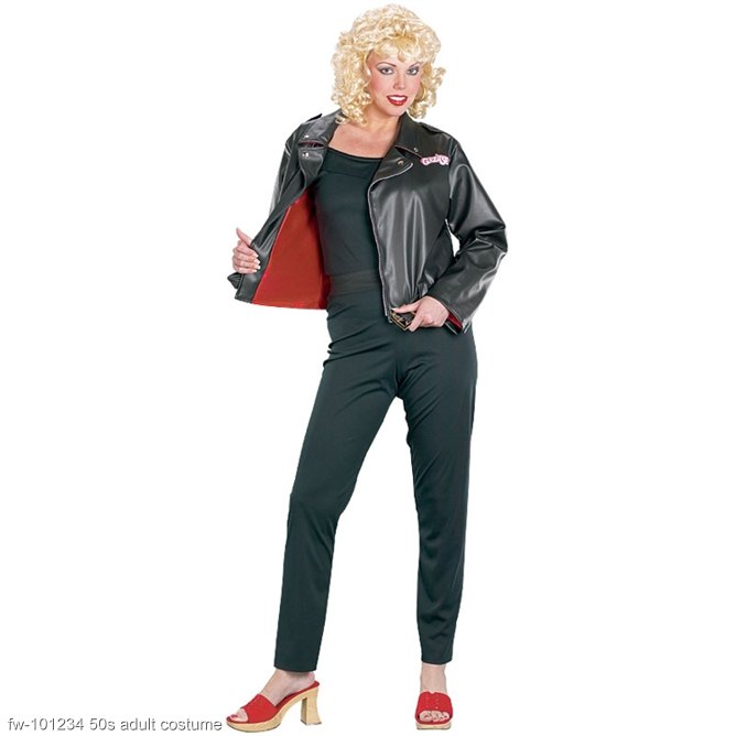 Adult Deluxe Grease Sandy Leather Jacket