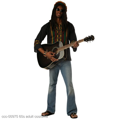 Reggae Man Rasta Adult Costume