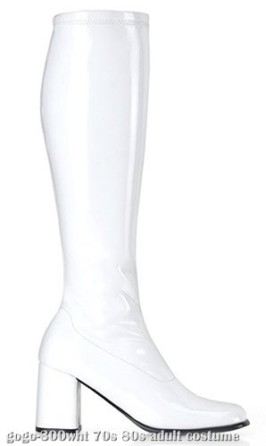 White Costume Boots