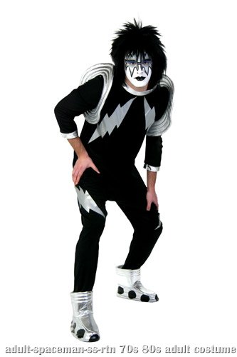 Adult Screenprint KISS Spaceman Costume