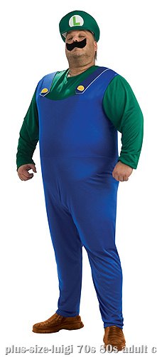 Plus Size Luigi Costume