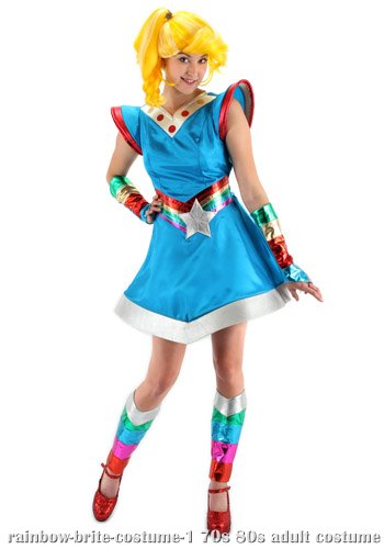 Adult Rainbow Brite Costume