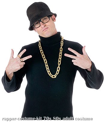 Old School Rapper Costume Kit