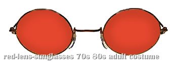 Red Lens Sunglasses