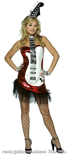 Sexy Rock Guitar Costume