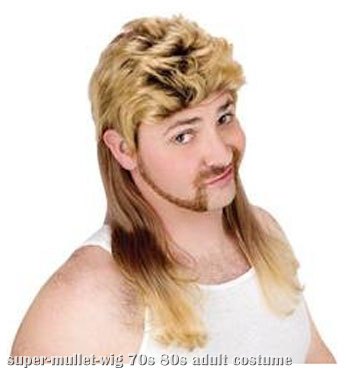 Blonde Mullet Wig