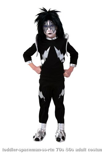 Toddler Screenprint KISS Spaceman Costume