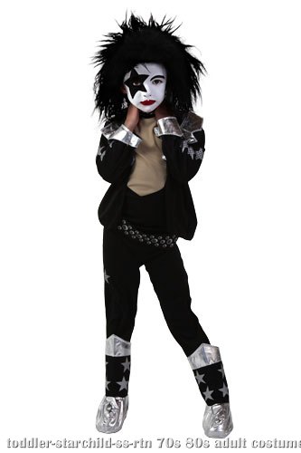 Toddler Screenprint KISS Starchild Costume