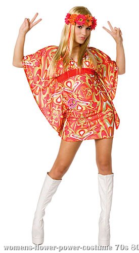 Womens 60s Hippie Costume