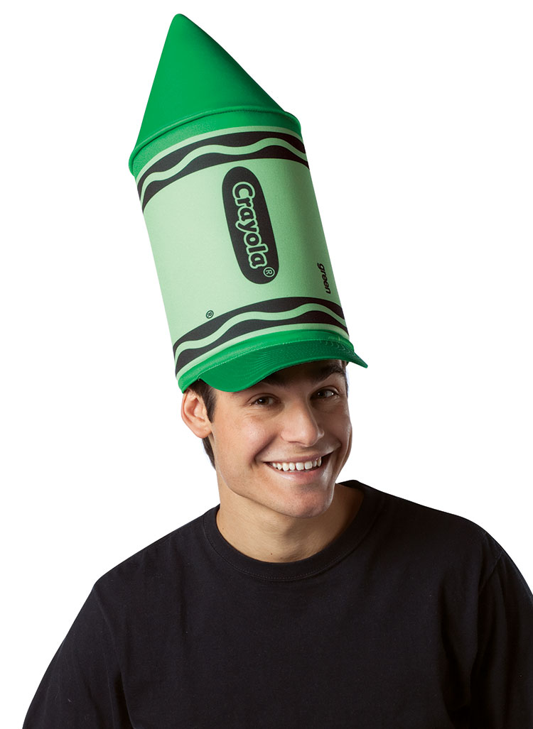 Green Crayola Crayon Hat