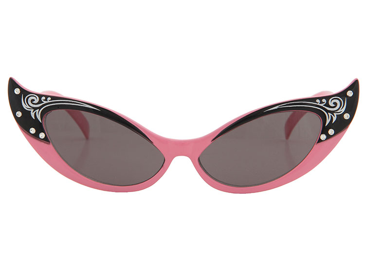 Pink Vintage Cat Eye Glasses