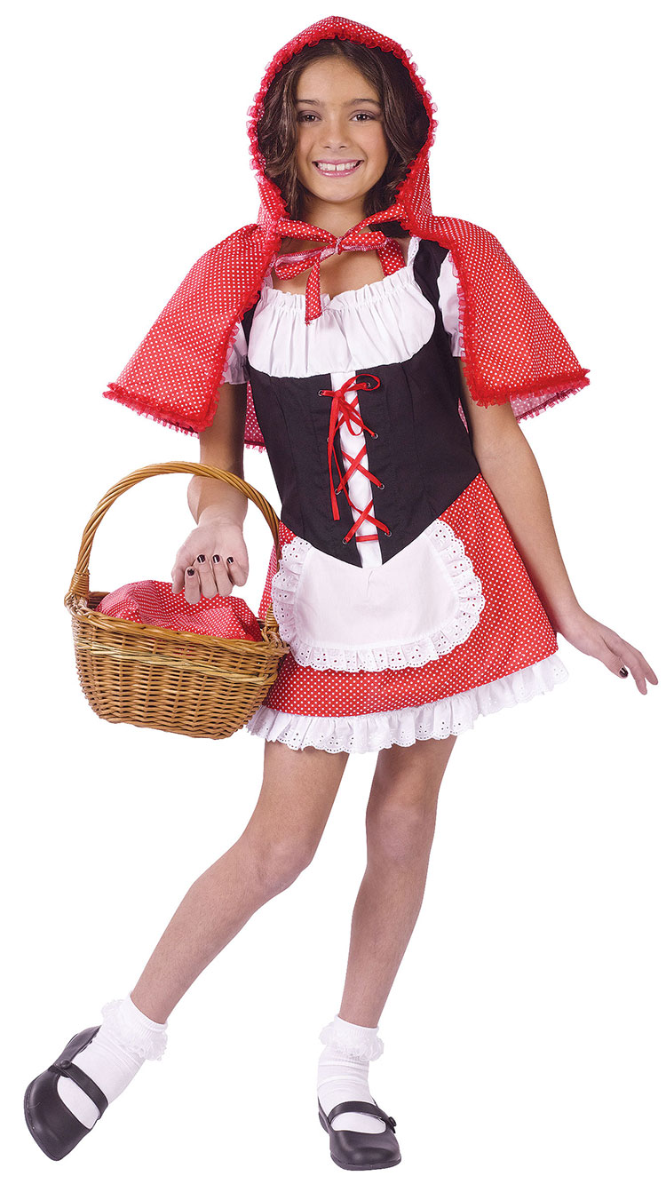 Girls Red Riding Hood Costume