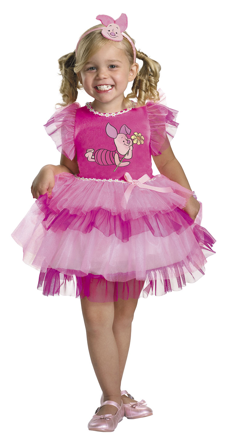 Girls and Toddler Frilly Piglet Costume