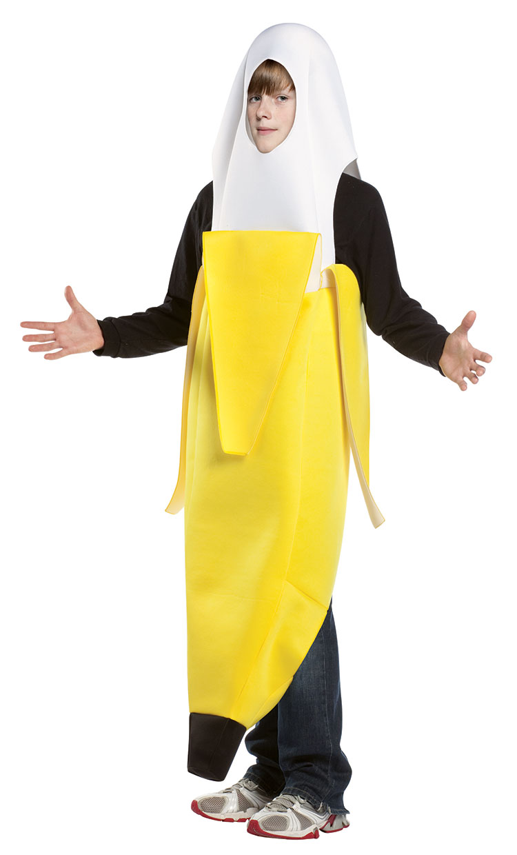 Tween Peeled Banana Costume