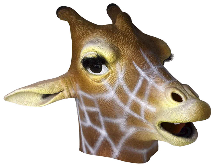 Deluxe Giraffe Mask