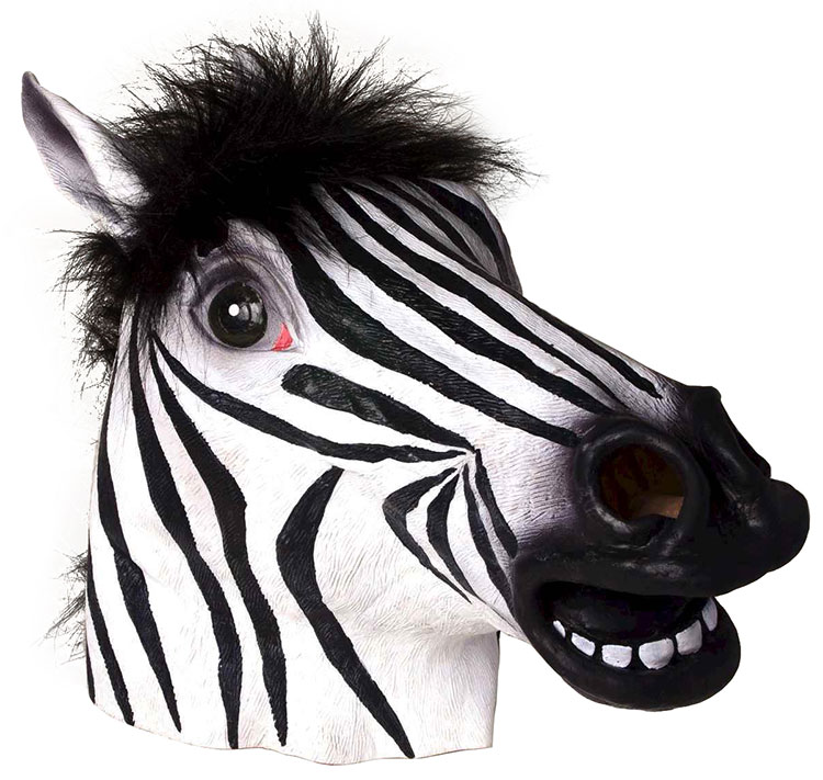 Deluxe Zebra Mask