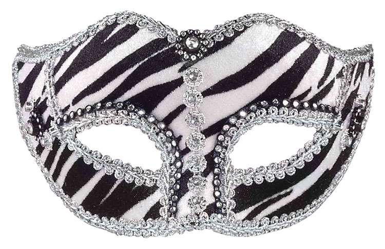 Venetian Zebra Mask