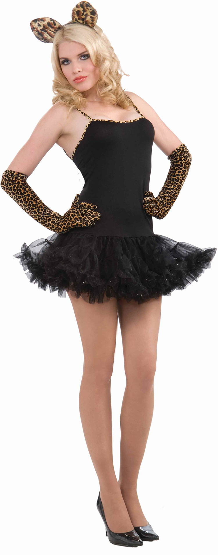 Fantasy Feline Petticoat Costume Dress