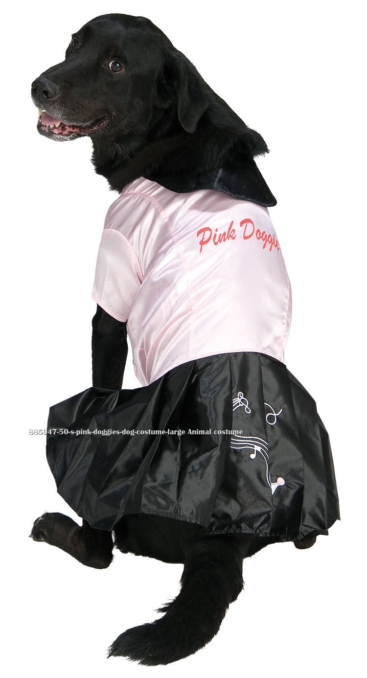 50's Pink Doggies Dog Costume