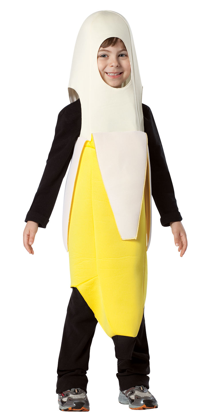 Kids Peeled Banana Costume