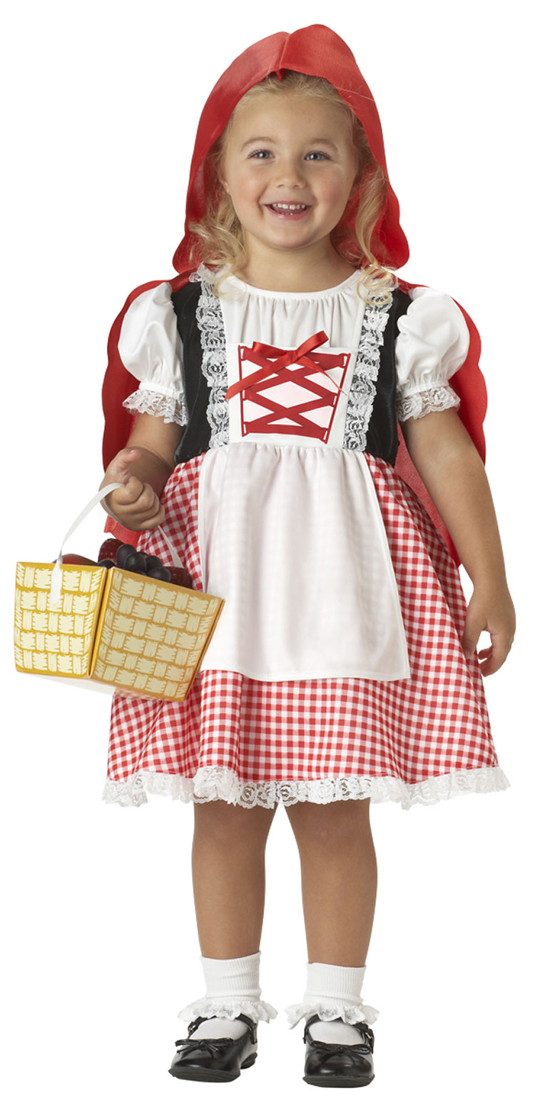 Girls and Toddler Red Riding Hood Costume