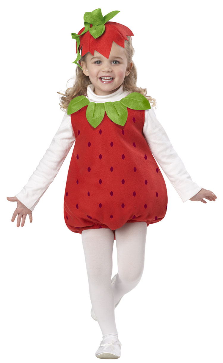 Toddler Strawberry Girl Costume