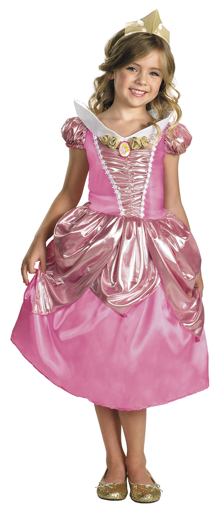 Girls Deluxe Shimmer Aurora Costume