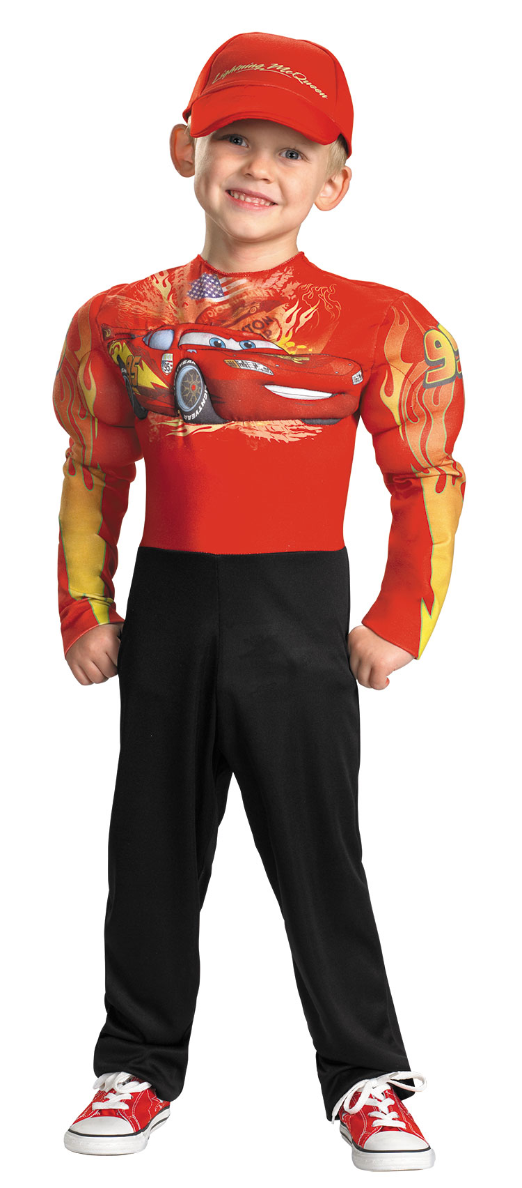 Kids Classic Muscle Lightning Mcqueen Costume