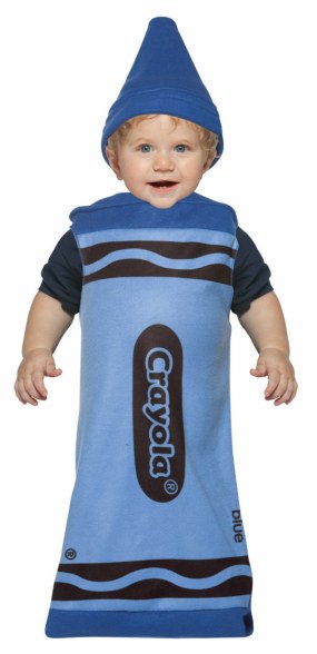 Baby Blue Crayola Crayon Costume