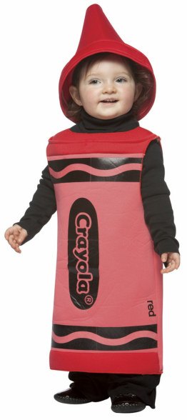 Toddler and Kids Red Crayola Crayon Costume