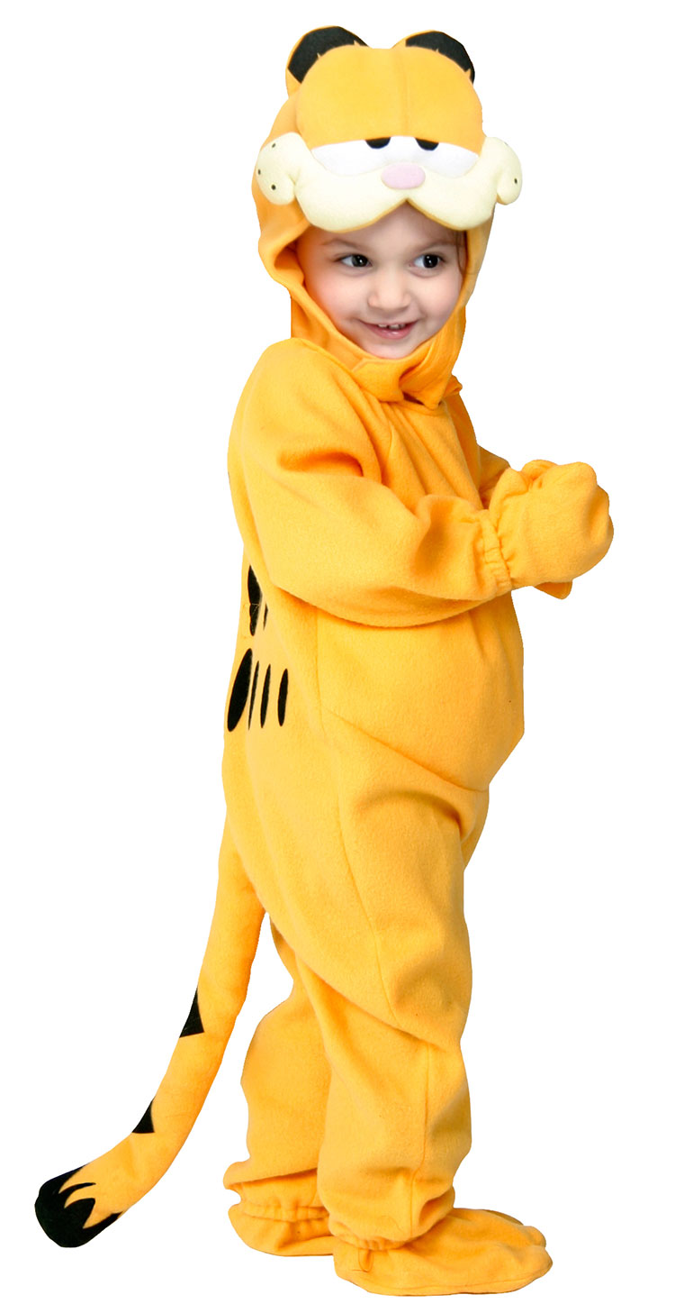 Toddler And Child Orange Garfield Costume