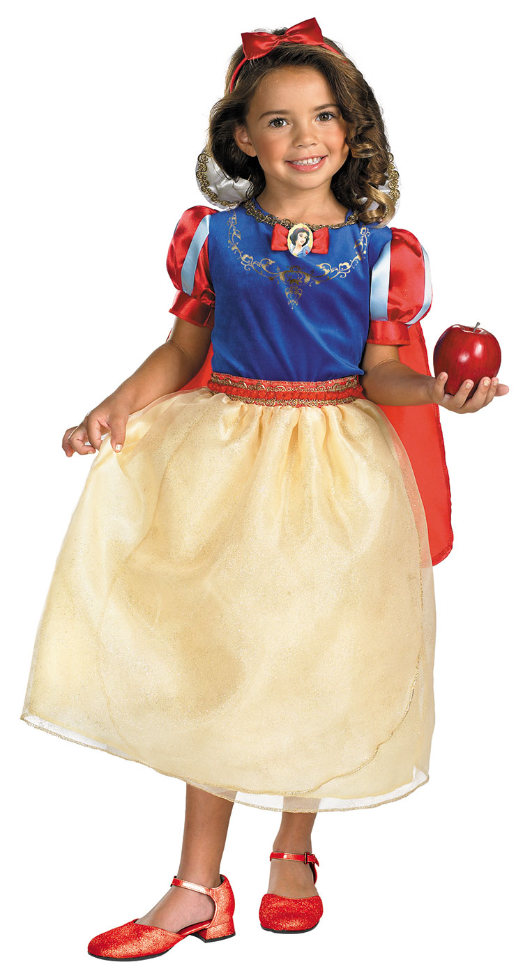 Girls Deluxe Snow White Costume