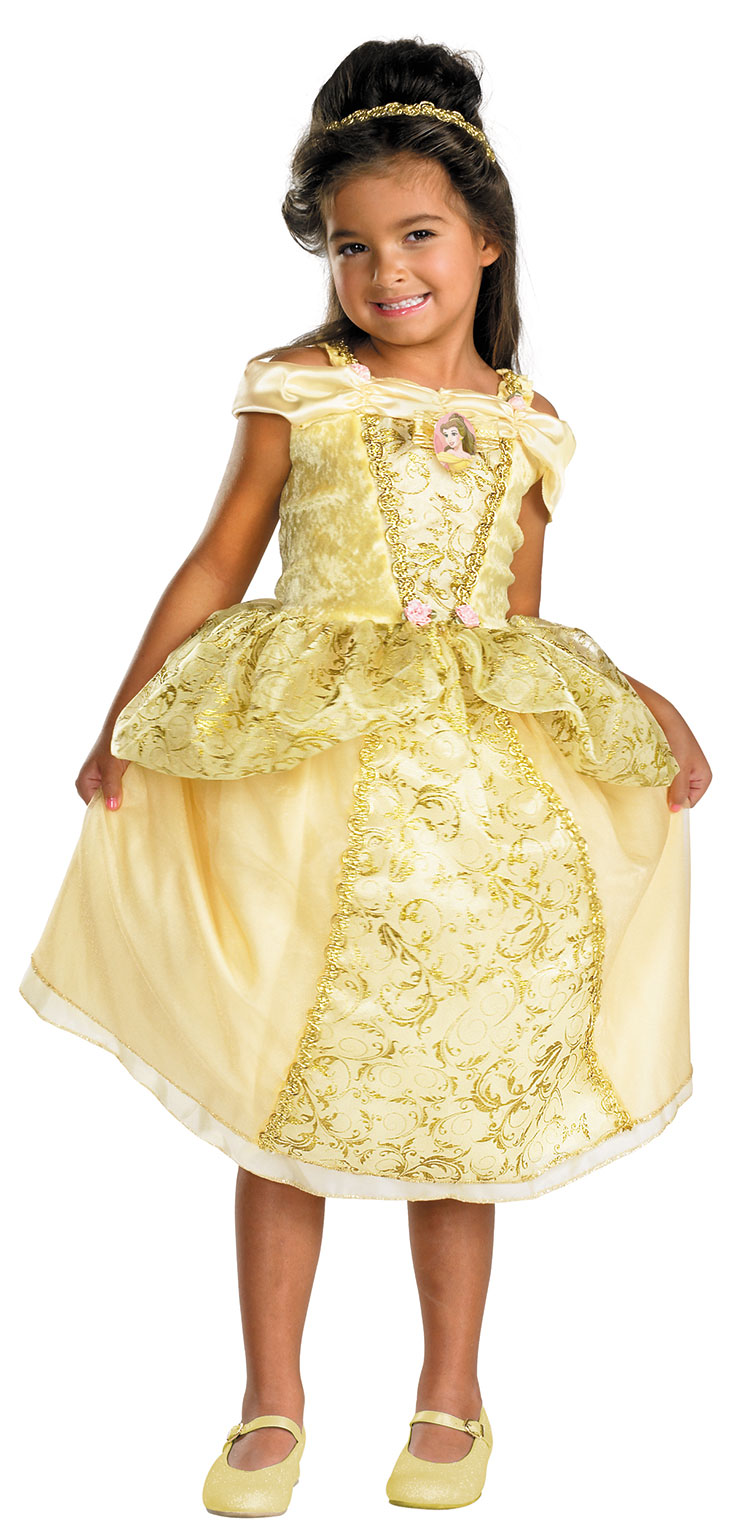 Girls Deluxe Belle Costume