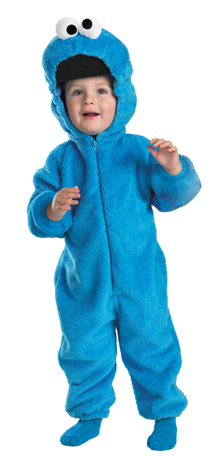 Kids and Toddler Deluxe Cookie Monster Costume