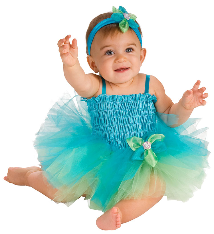 Baby Blue And Green Tutu Costume