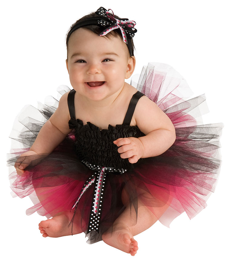 Baby Black And Pink Tutu Costume