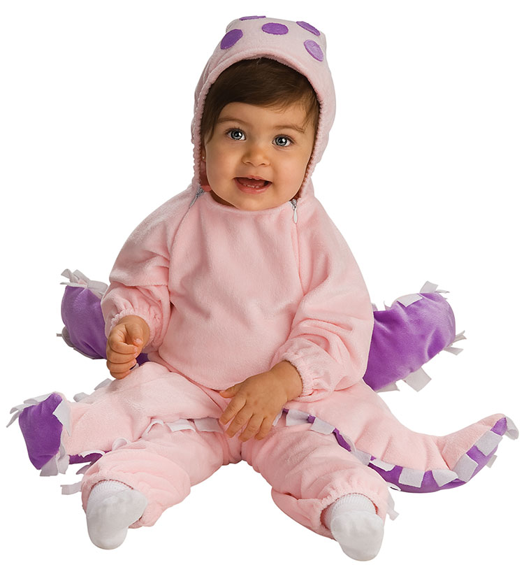 Baby and Toddler Pink And Lavender Octupus Costume