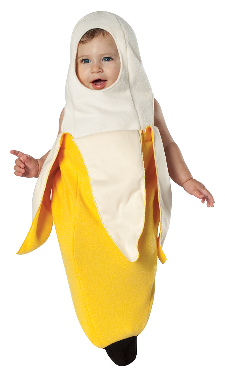 Baby Peeled Banana Bunting Costume