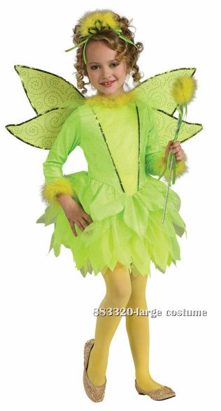 Deluxe Girls Light-Up Tinker Bell Costume