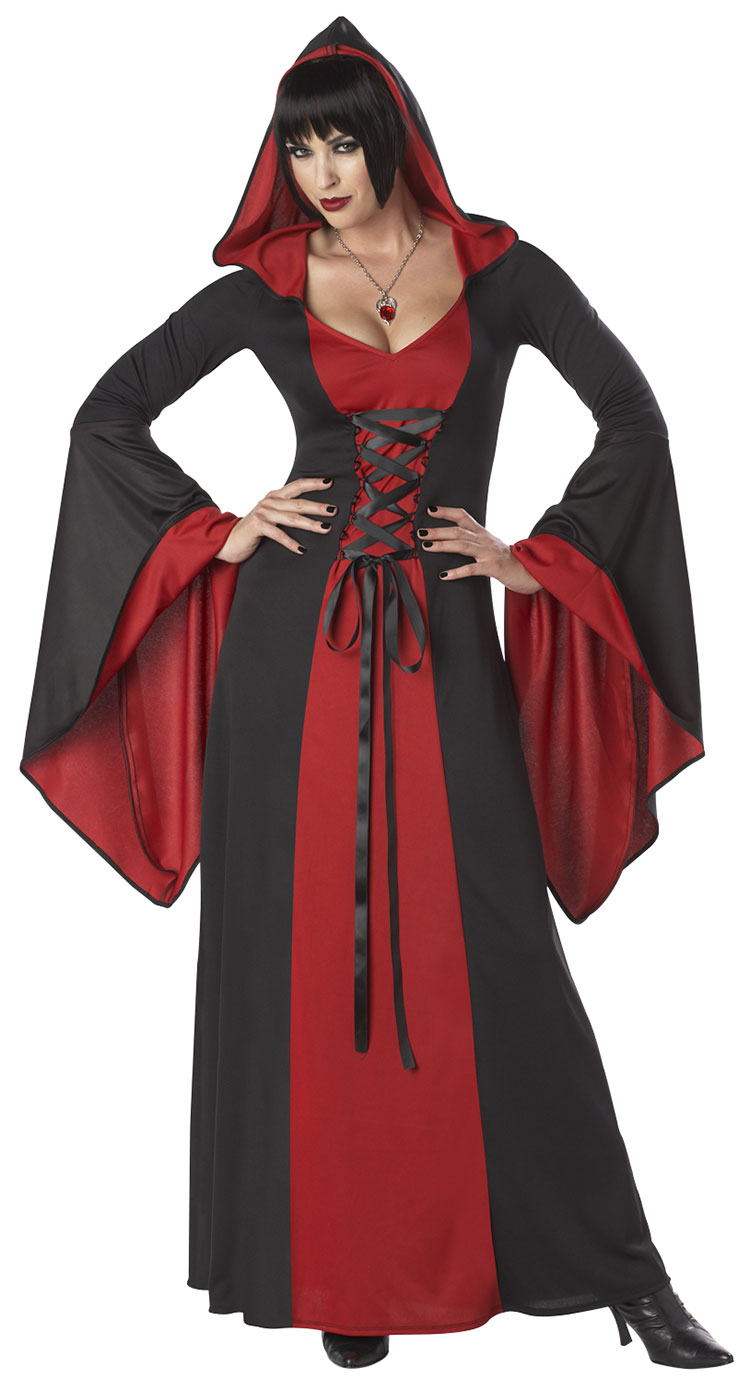 Deluxe Red Hooded Robe